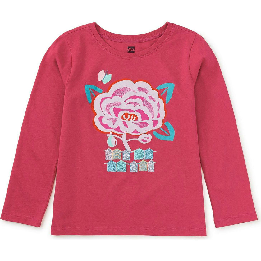 Hanok Village Graphic Tee, Pink
