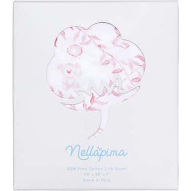Pink Bears Trellace Crib Sheets