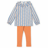 Lulu Girls' Legging Set - Harvest Ribbon Floral