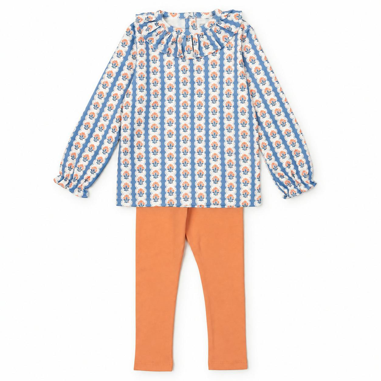 Lulu Girls' Legging Set - Harvest Ribbon Floral
