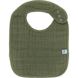 Cotton Muslin Classic Bib 3 Pack - Fern 2