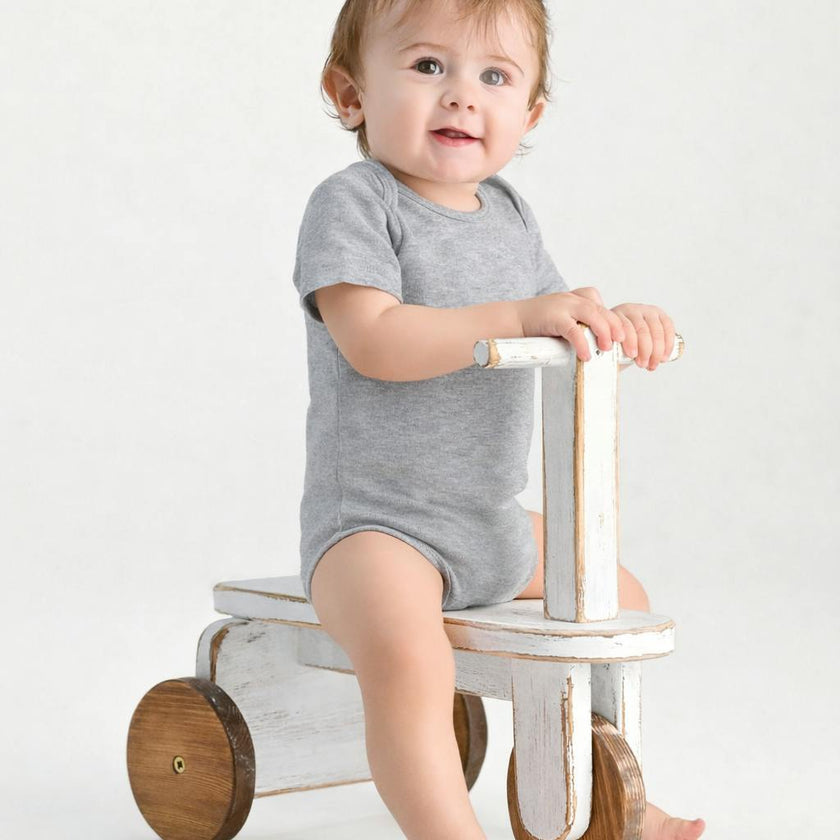 Baby Bodysuit 2-Pack - Grey