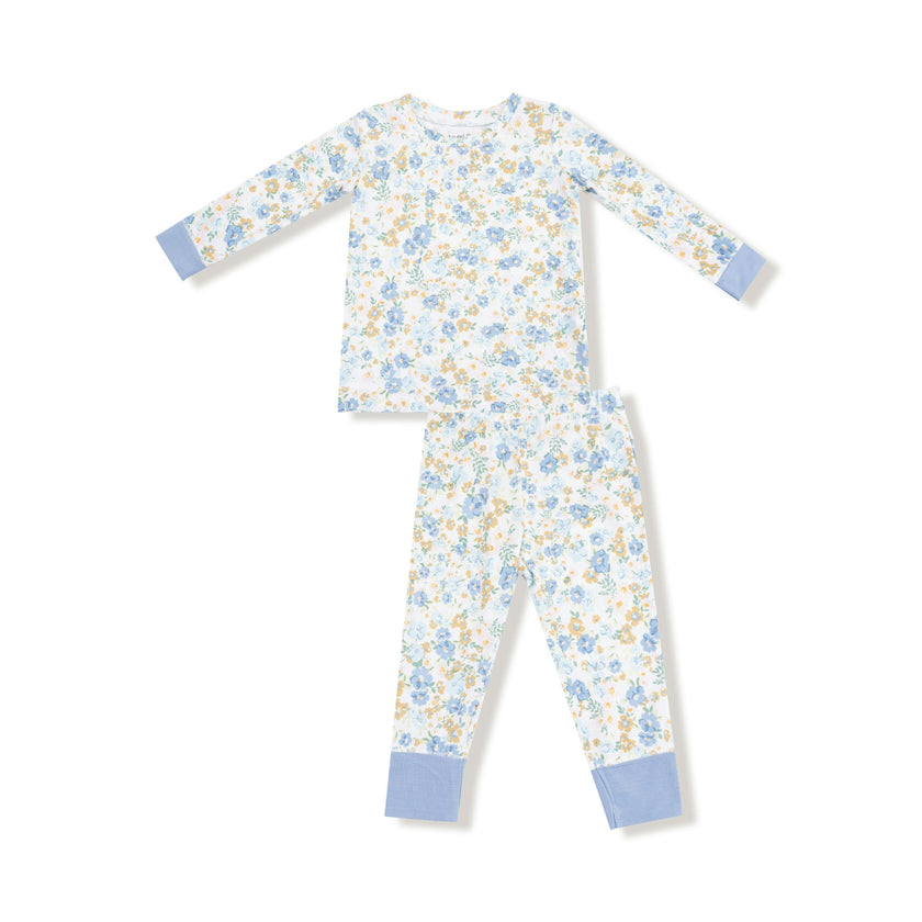 Sweet Rose Calico - Long Sleeve Loungewear Set