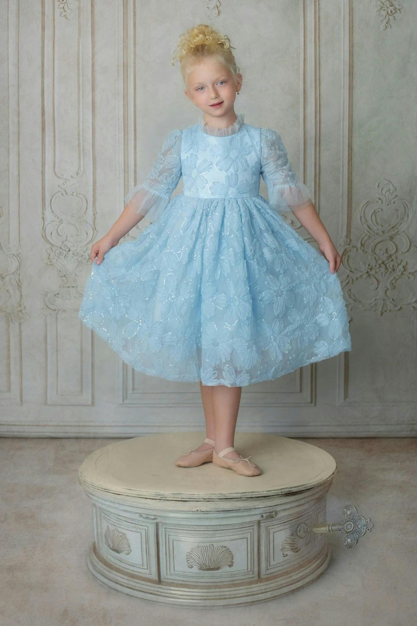 Sky Petal Music Box Dress