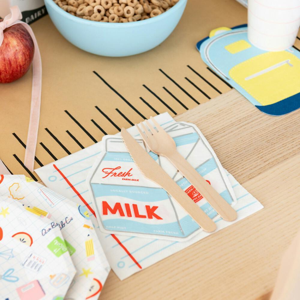 Smarty Pants Milk Carton Large Napkins