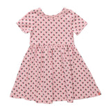 Sunny Dress, Pink Mini Half Hearts