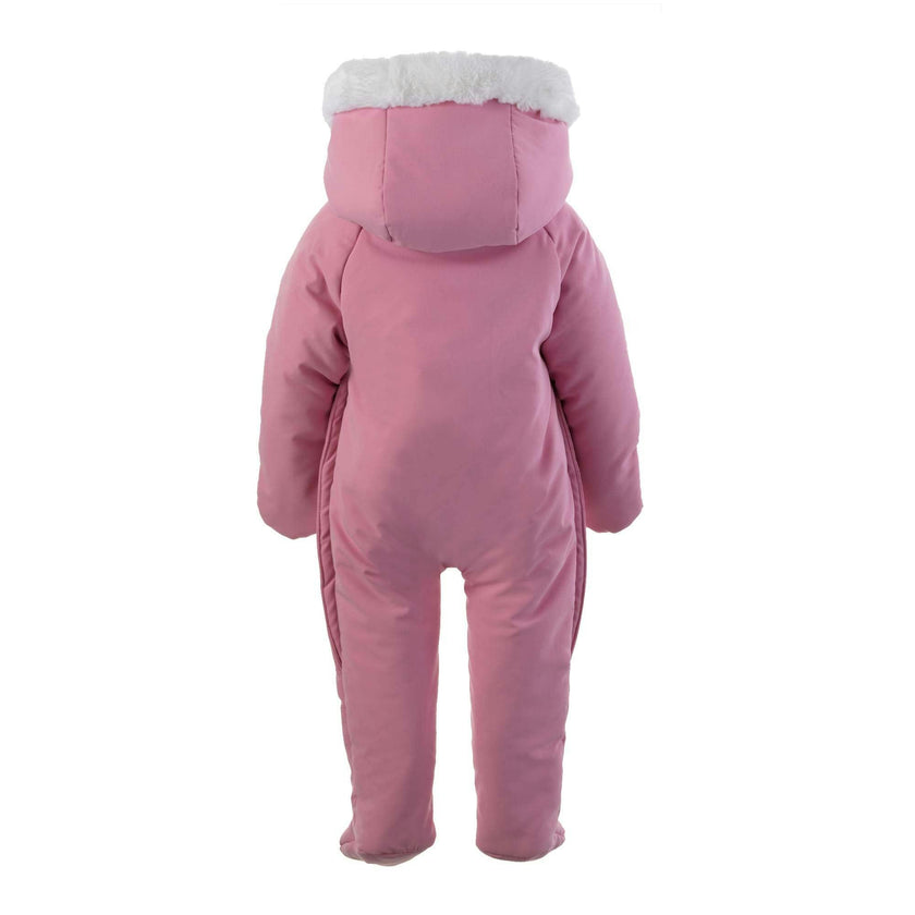 Faux Fur Trim Snowsuit