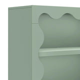 Lido Wave Bookcase in Light Sage
