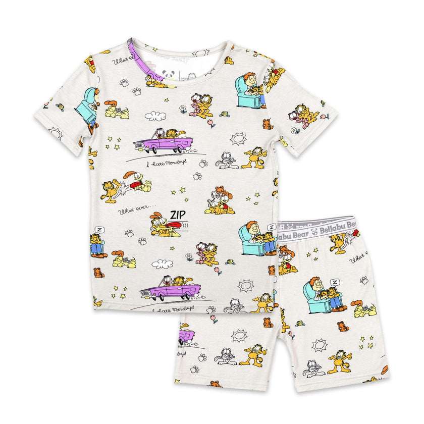 Garfield & Friends Bamboo Kids Pajama Short Set