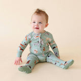 Posh Puppies Footie Zippered One Piece