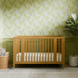 Rolli 9-in-1 Convertible All-Stages® Crib with Bassinet & Toddler Bed Conversion Kits in Honey
