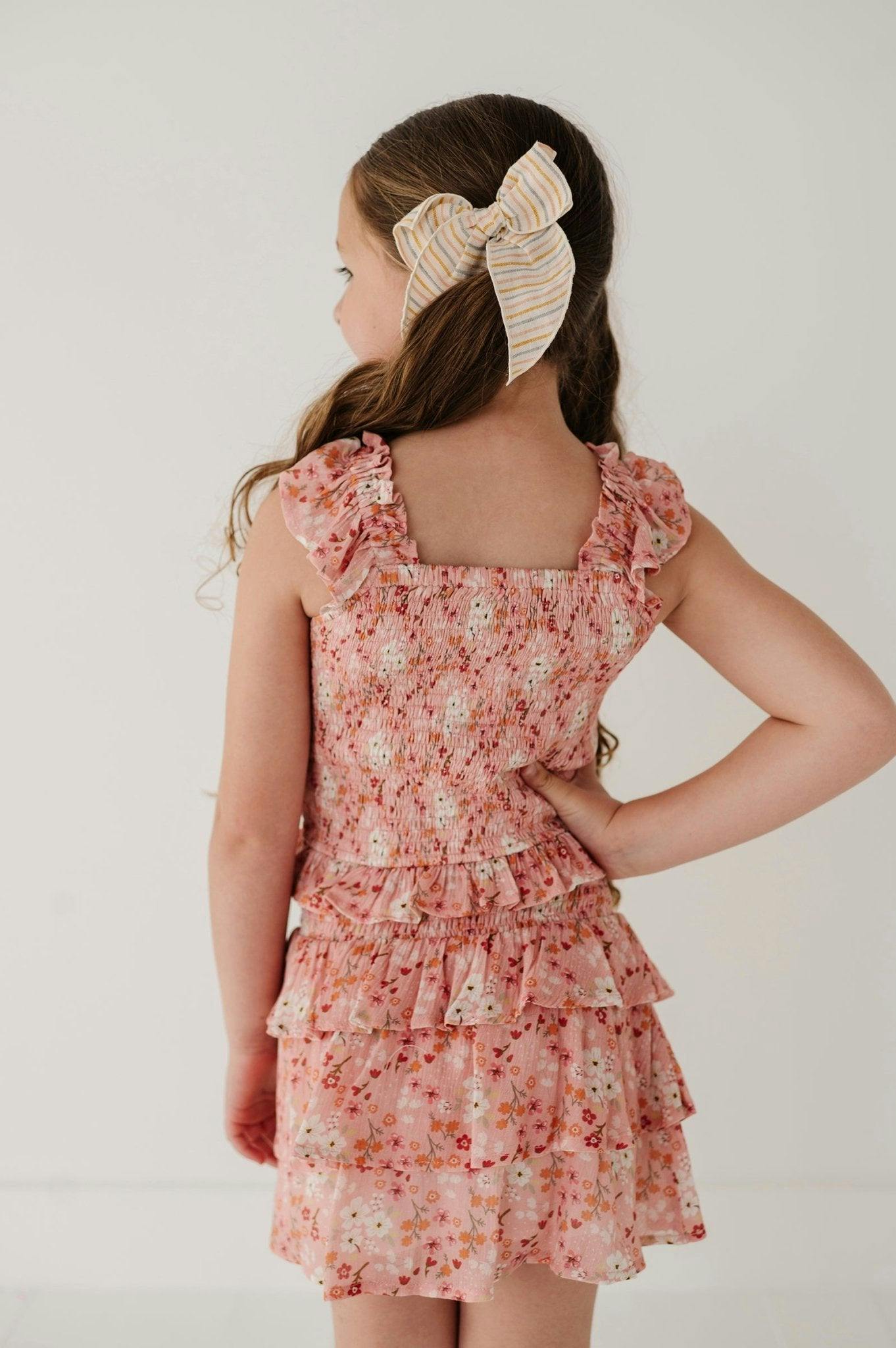 Tiered Mini Skirt