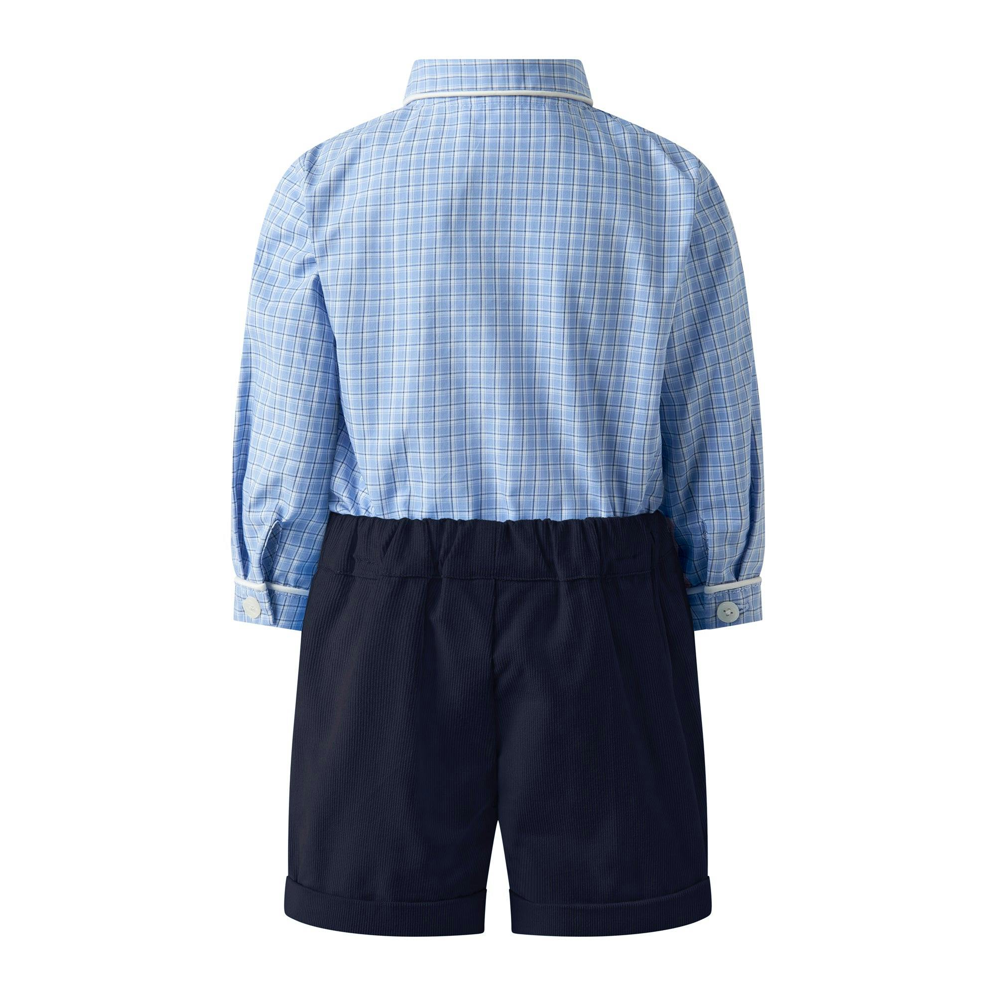 Check Shirt & Short Set