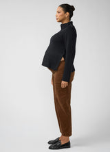 Knit High Neck Maternity Nursing Sweater