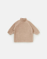 Boxy Mock Neck Sweater - Fuzzy