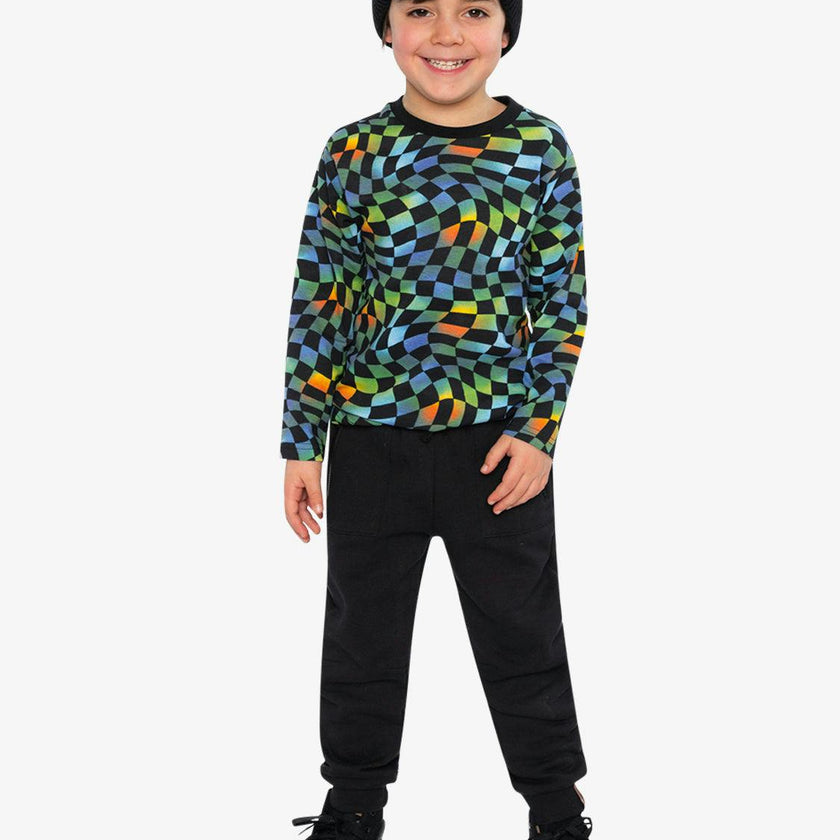 Fleece Sweatpants With Pockets Black
