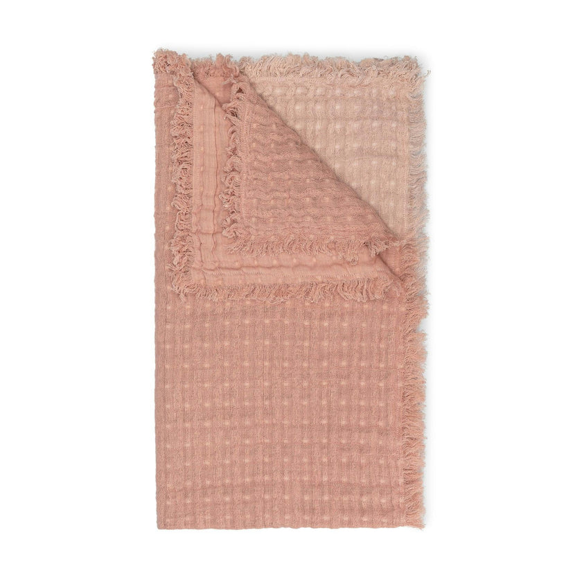 Multi-Layer Cotton Muslin Baby Blanket (Blush Ombre)