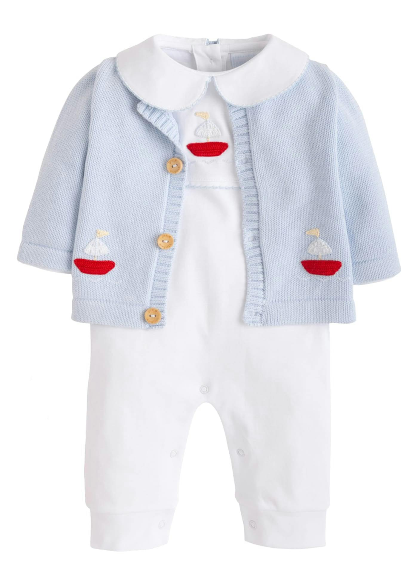 Crochet Cardigan - Sailboat