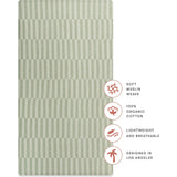 GOTS Certified Organic Muslin Cotton Crib Sheet