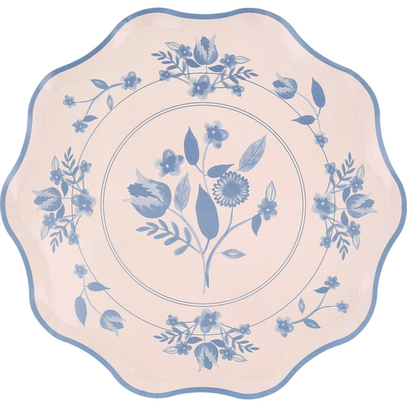 Vintage Botanical Dinner Plates