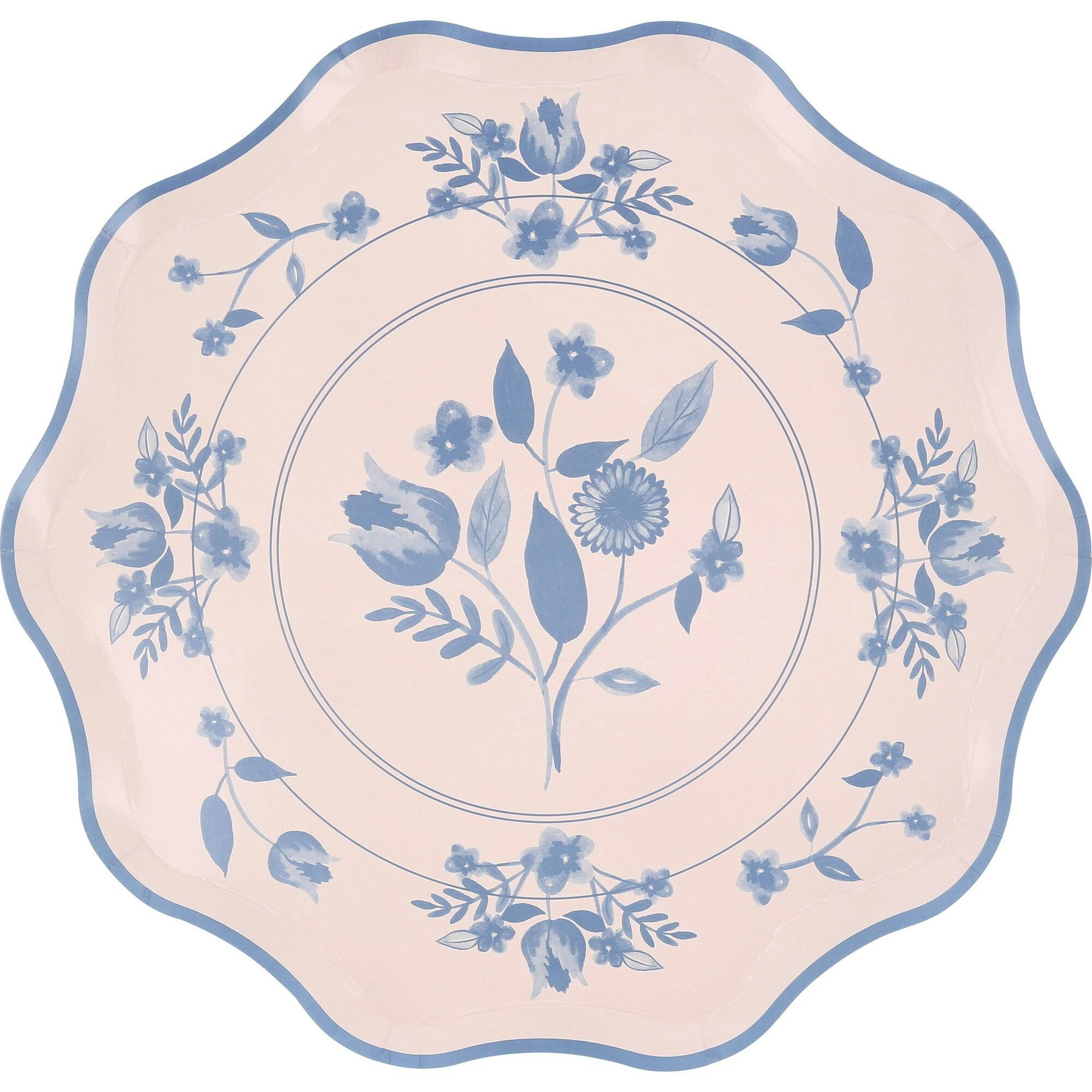 Vintage Botanical Dinner Plates