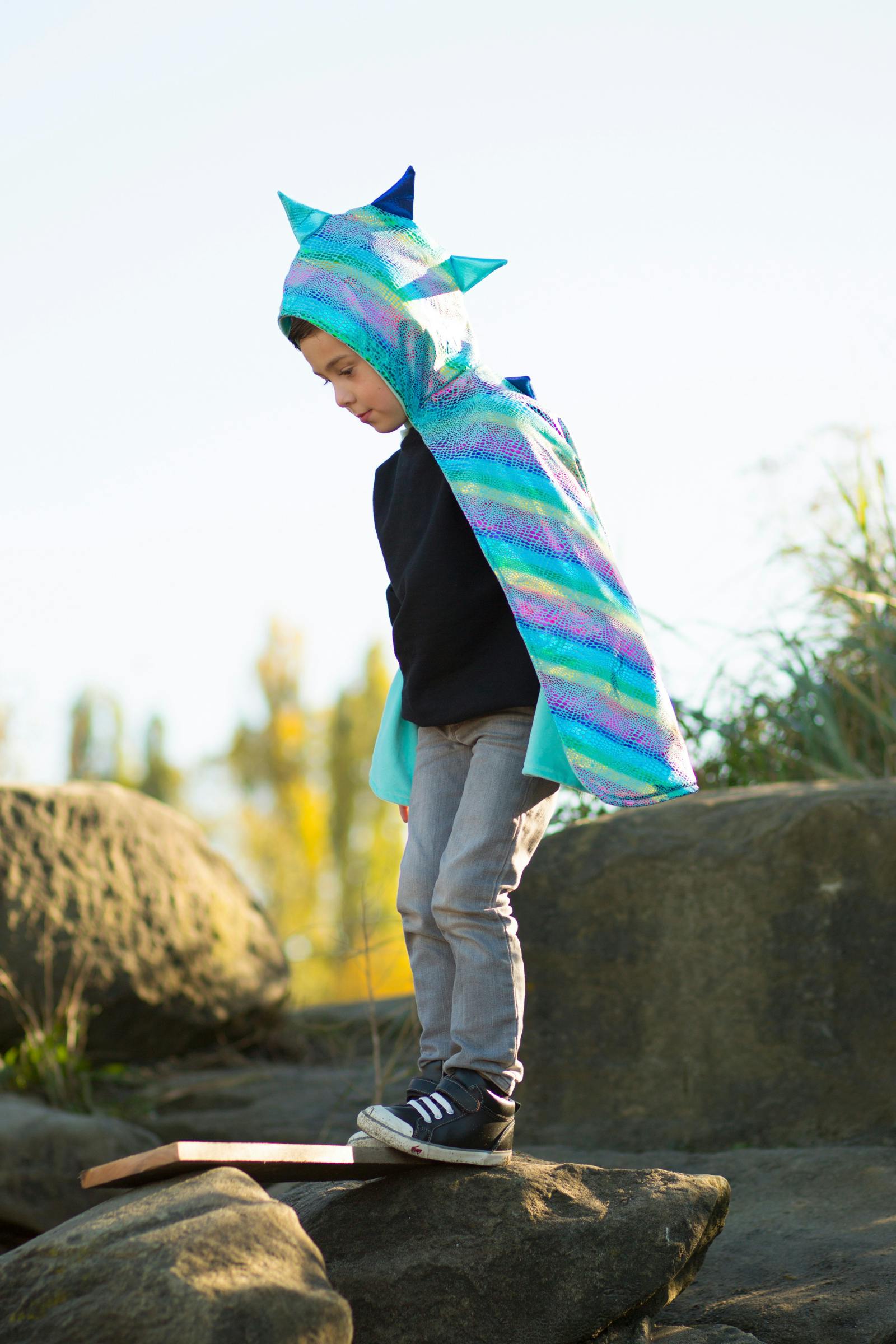 Reversible Unicorn Dragon Cape
