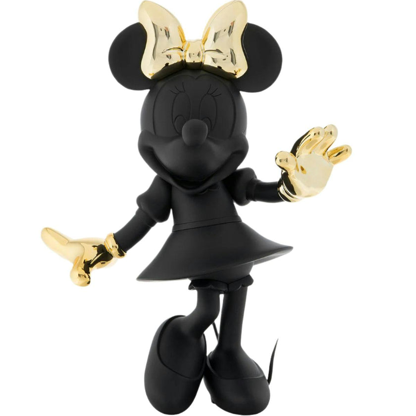 Minnie Mouse WELCOME Black & Gold 12in