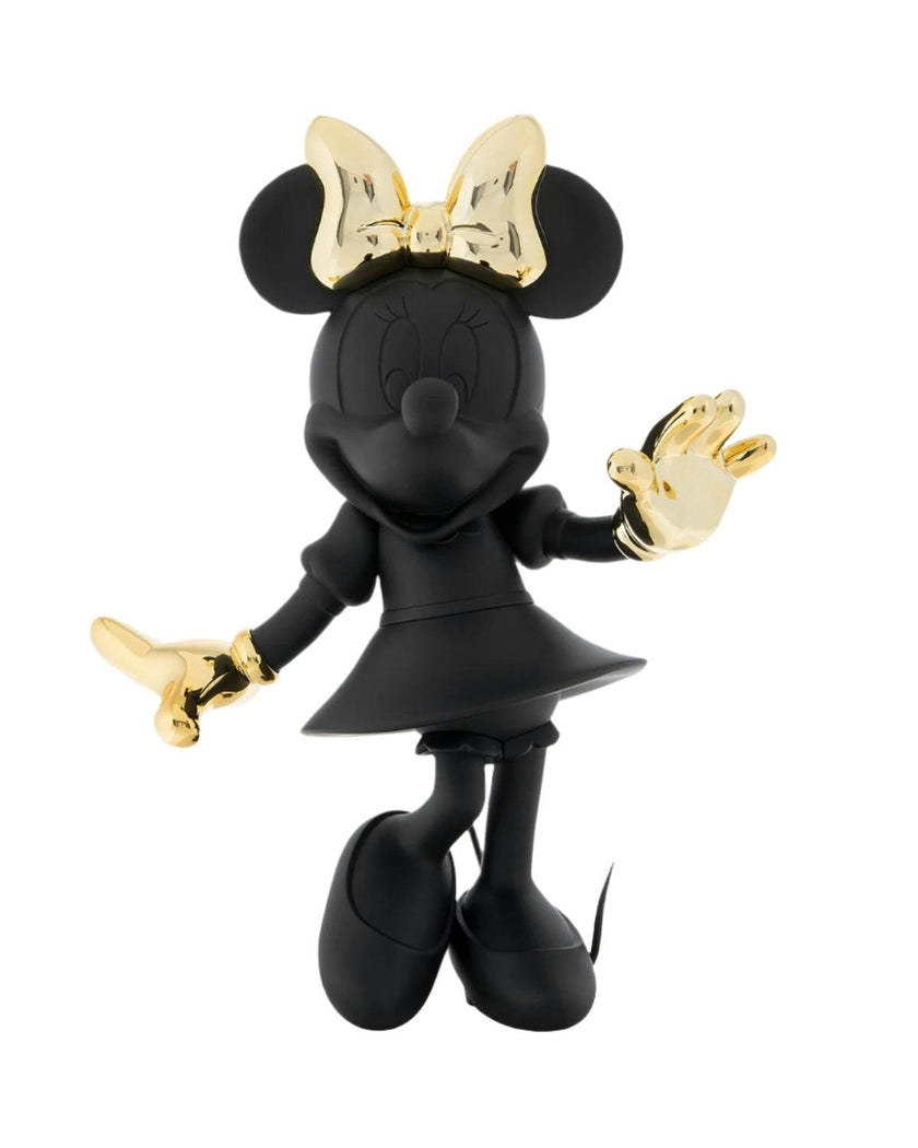 Minnie Mouse WELCOME Black & Gold 12in