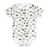 Mini Woof Squad Grey Short sleeve Bodysuit