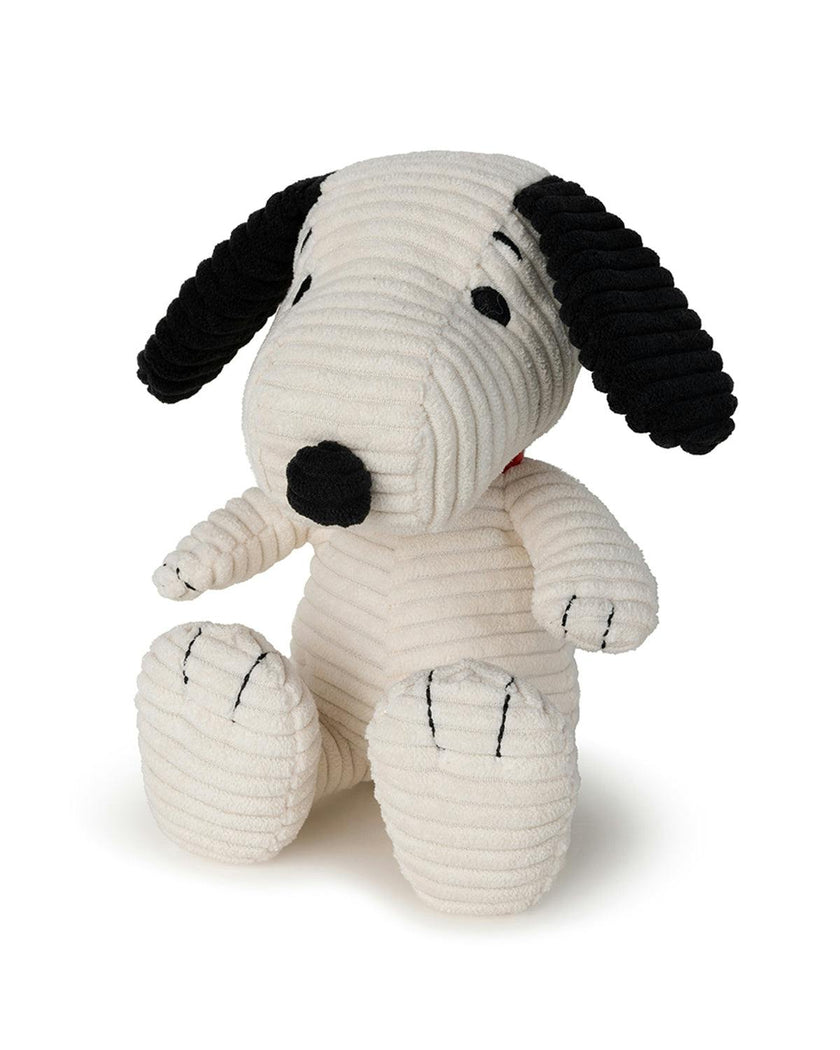 Plush PEANUTS SNOOPY ECO Corduroy Cream 7.5"