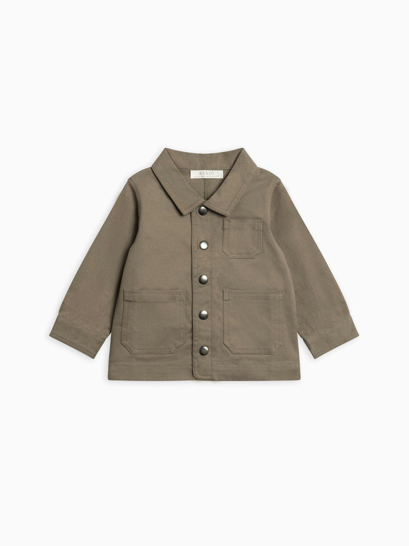 Denver Twill Chore Jacket - Chestnut