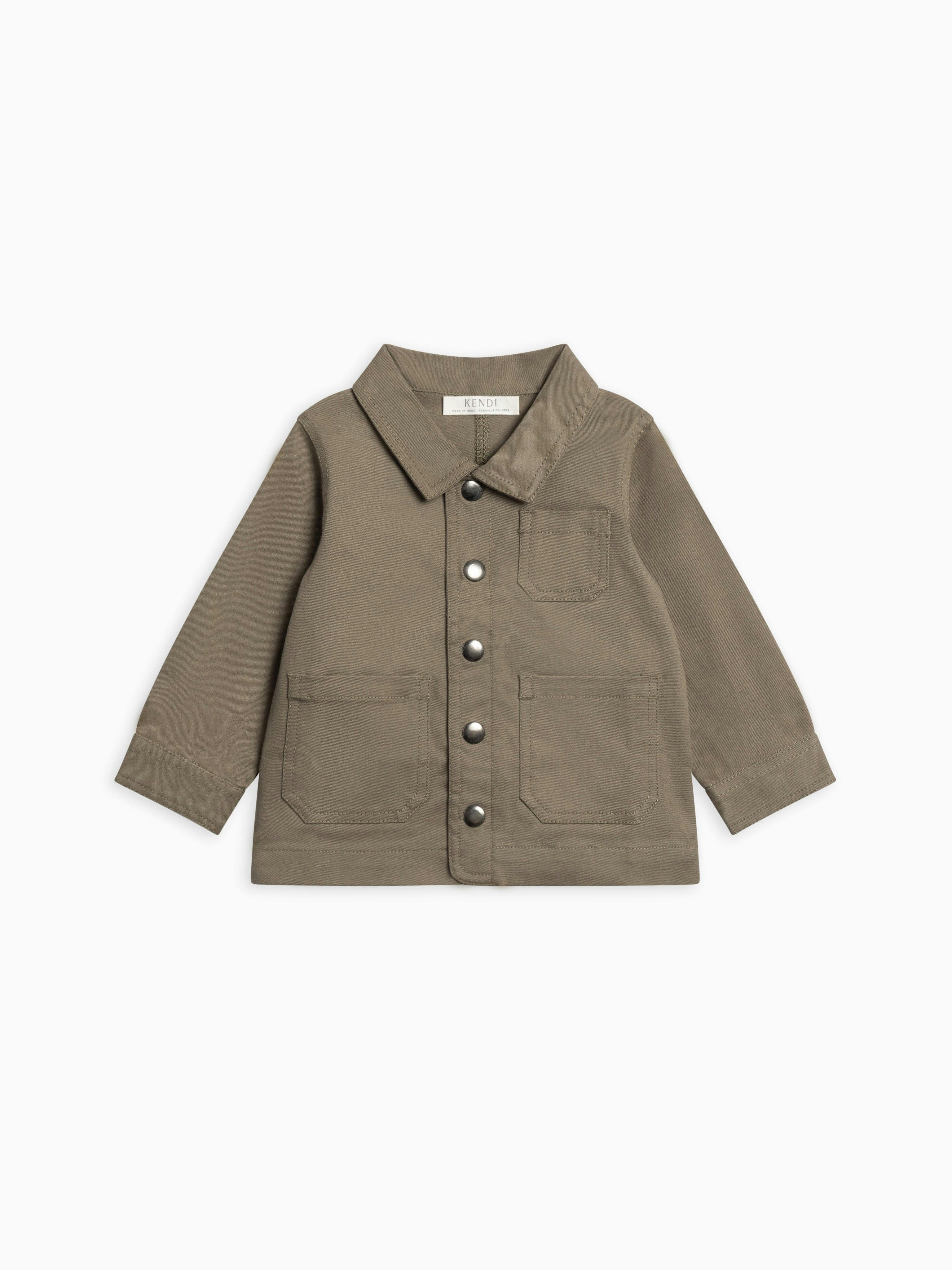 Denver Twill Chore Jacket - Chestnut
