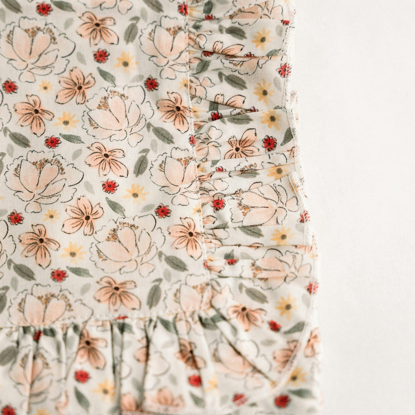 Primrose Garden Timeless Floral Ruffle Zipper