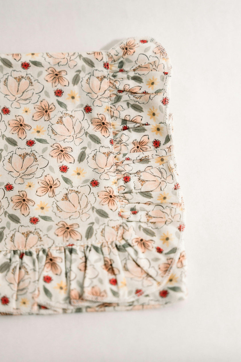 Primrose Garden Timeless Floral Ruffle Zipper