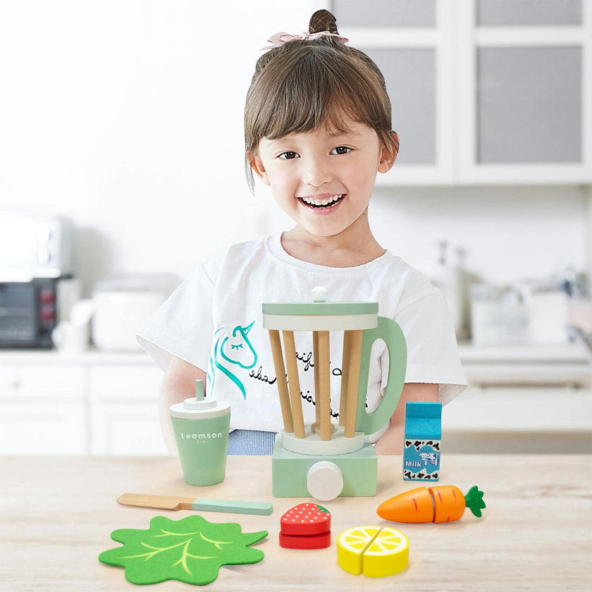 Little Chef Frankfurt Wooden Blender Play Kitchen Accessories