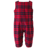 Gingerbread Smocked Overalls