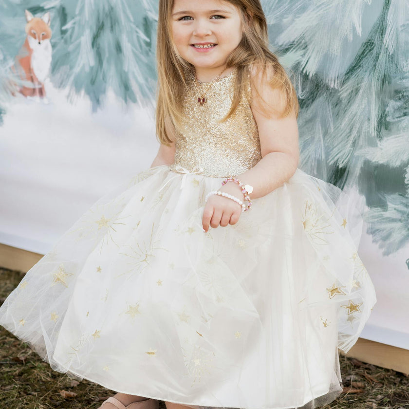 Glam Party Gold Dress