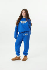 Jessie Royal Blue French Terry Jogger - Perfect Angel