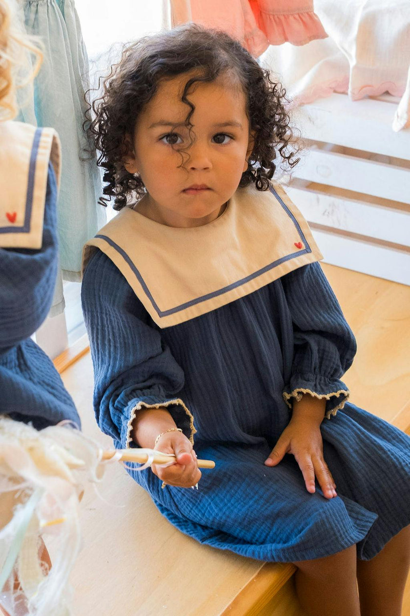 Mariner Belle Dress in Navy