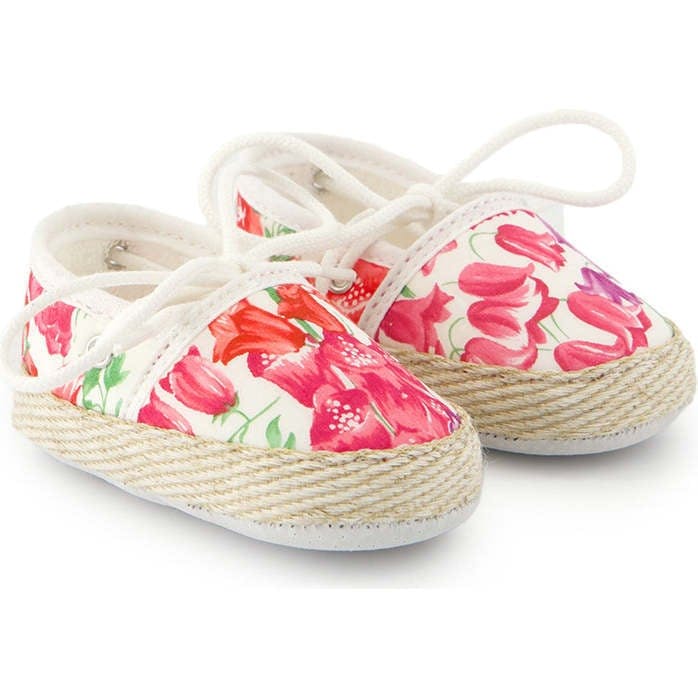 TARTINE ET CHOCOLAT Liberty Baby Espadrilles - Bouganvillier