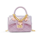 Classic Sparkle Top Handle Handbag