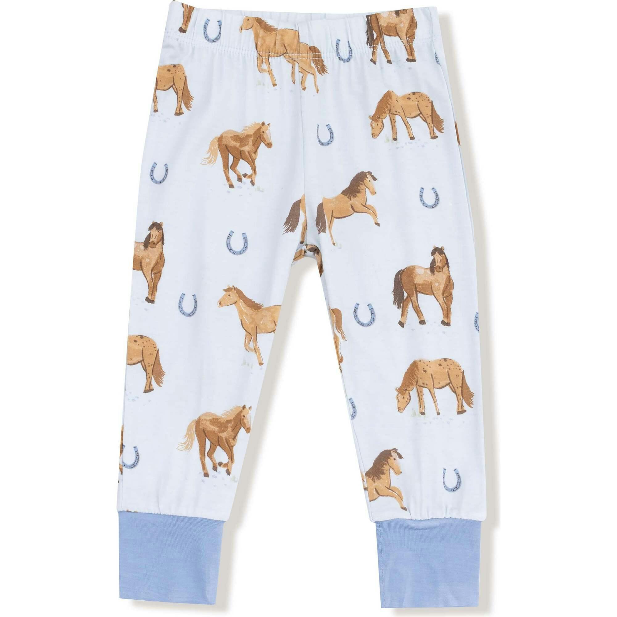 Horses - Pink - Long Sleeve Loungewear Set