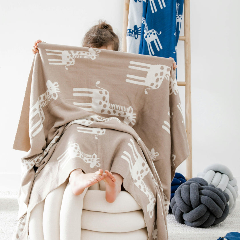 Reversible Baby Blanket Set