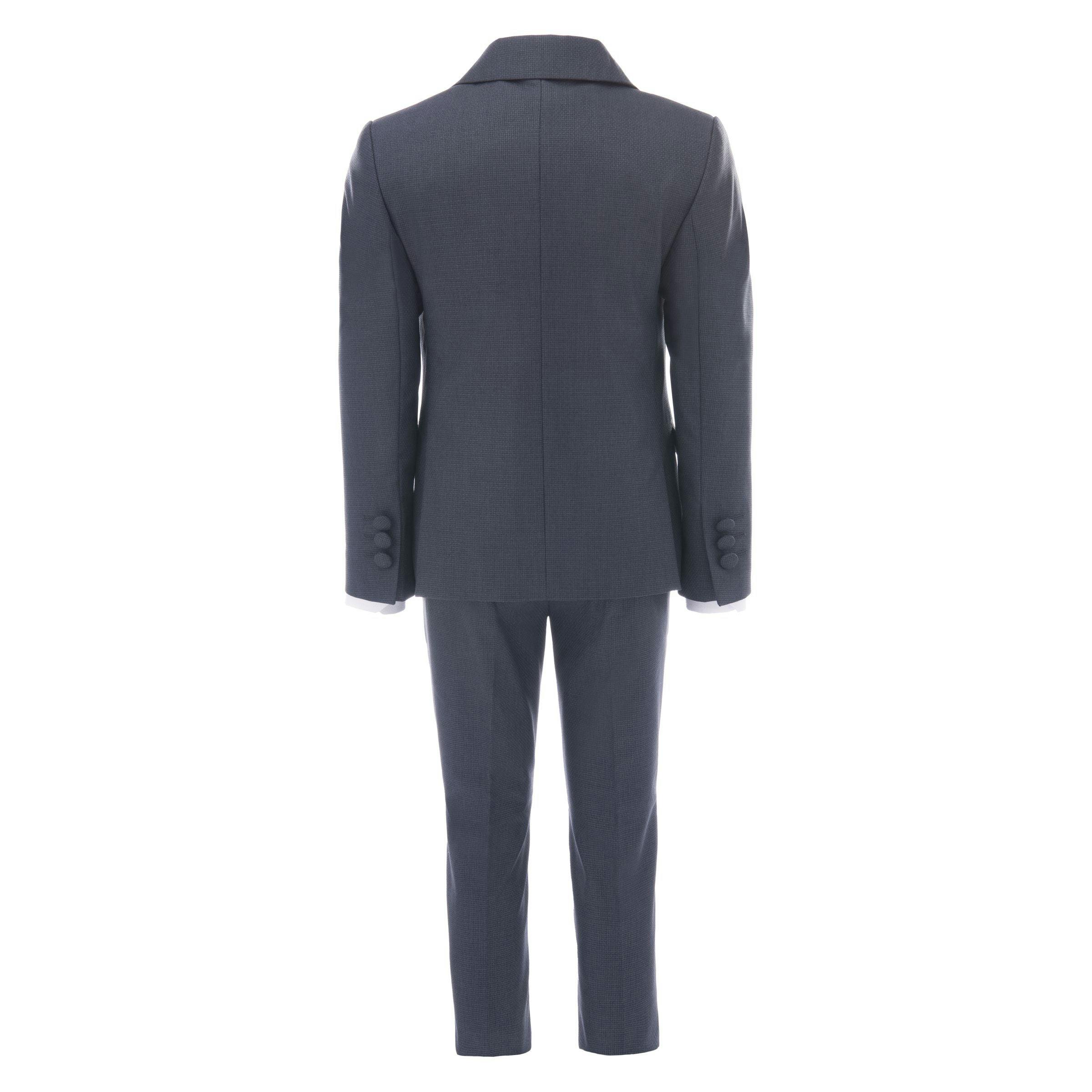 Steel Blue 5pc Peak Lapel Tuxedo