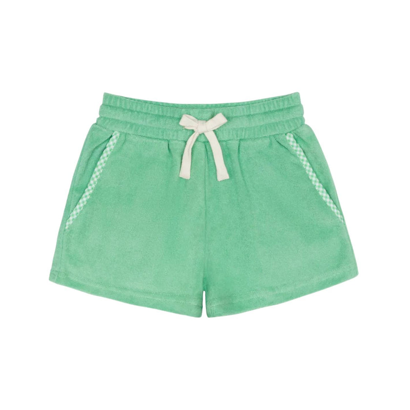 boys gustavia green french terry short