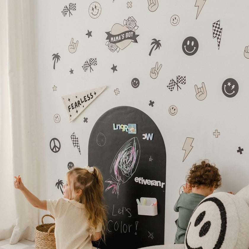 Peel & Stick Fabric Wall Stickers