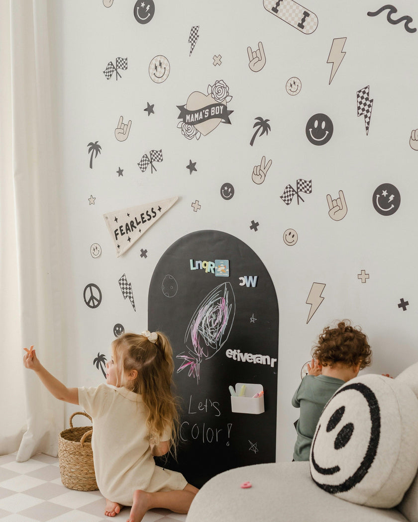 Peel & Stick Fabric Wall Stickers