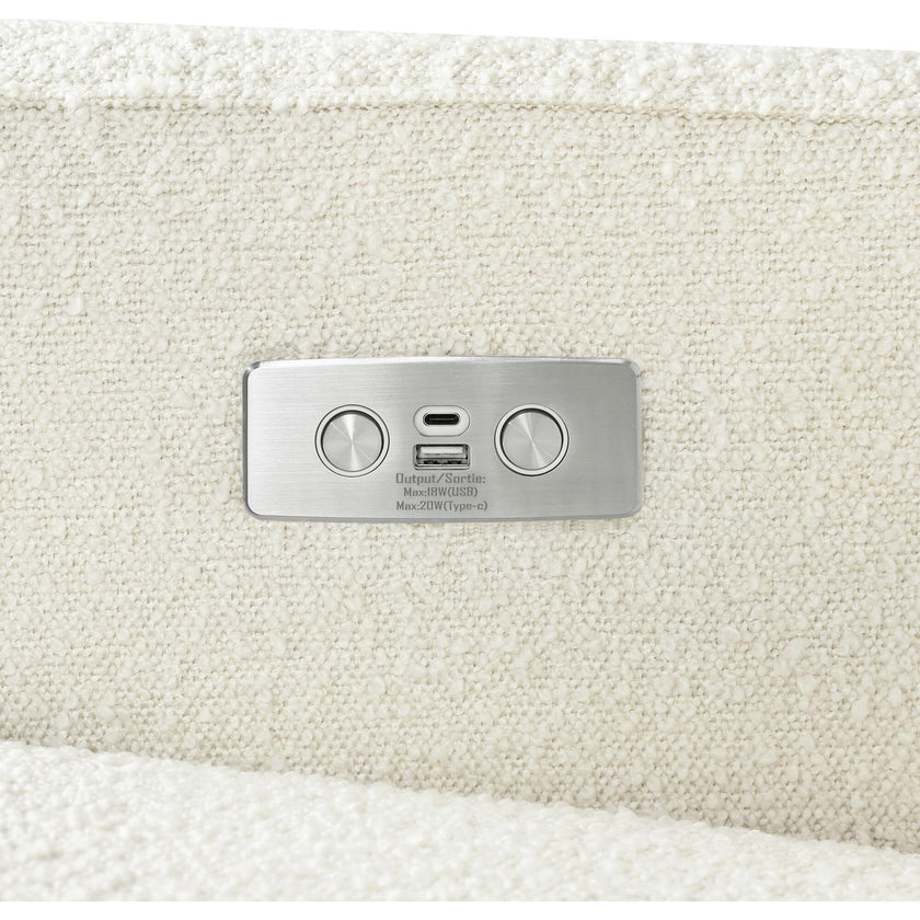 Sigi Electronic Recliner & Glider With USB Port