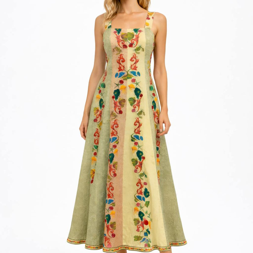Loren Multi Shell Midi Dress
