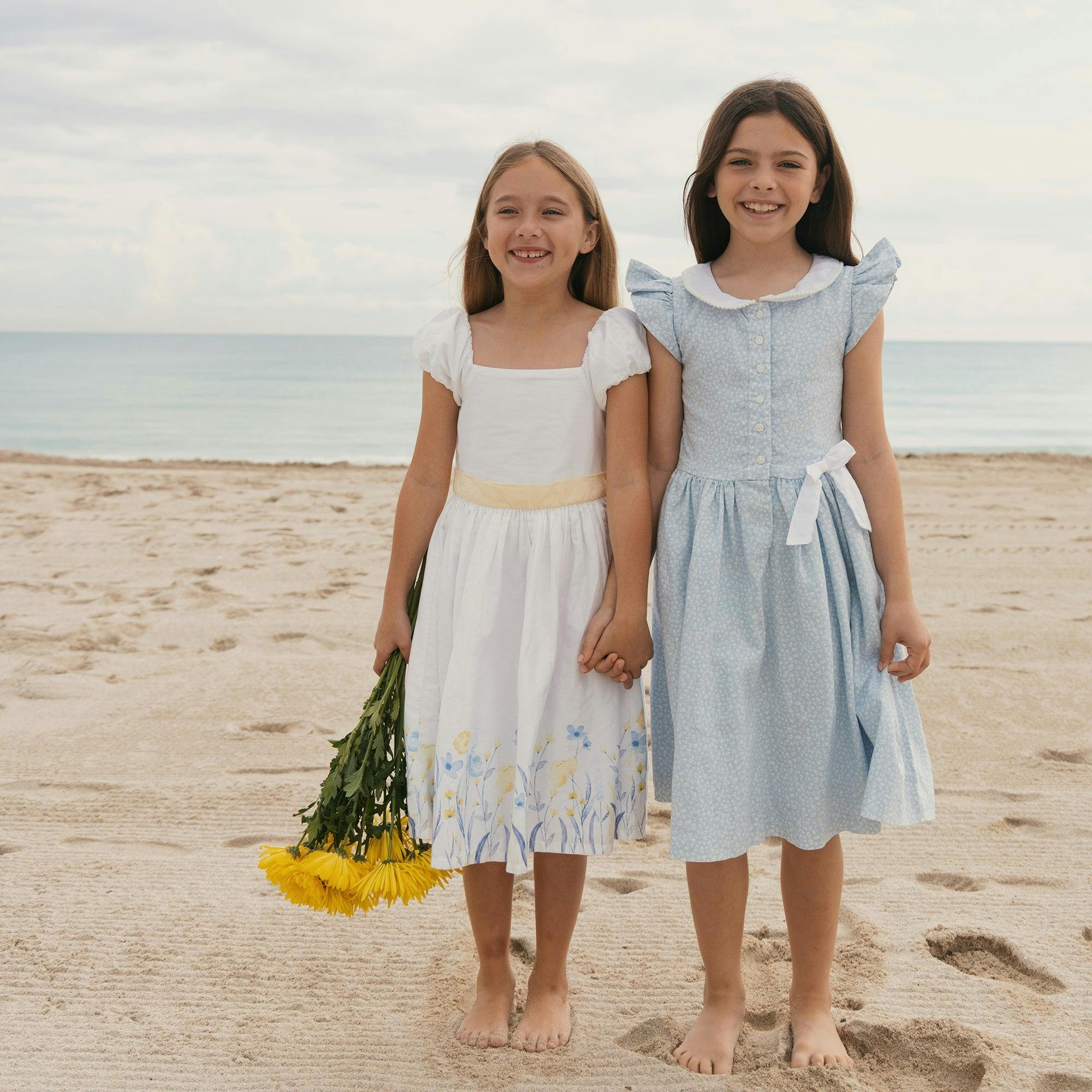 Linen Dress with Peter Pan Collar